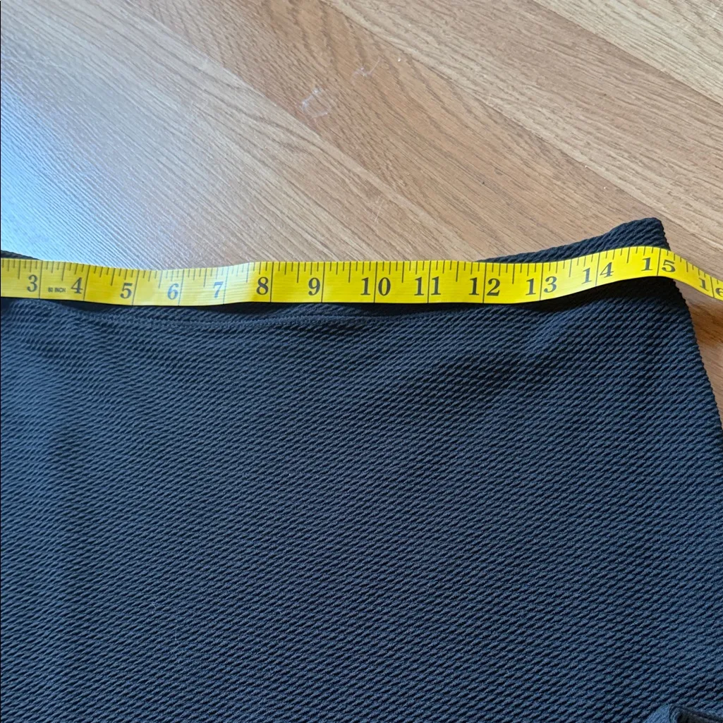 Bobeau Black Flared Midi Skirt - Image 7