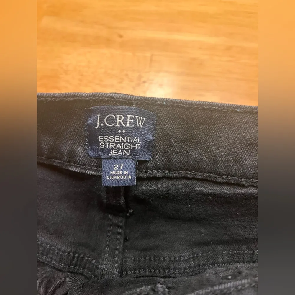 J. Crew Black Essential Straight Jeans EC
Denim business casual preppy high rise - Image 2