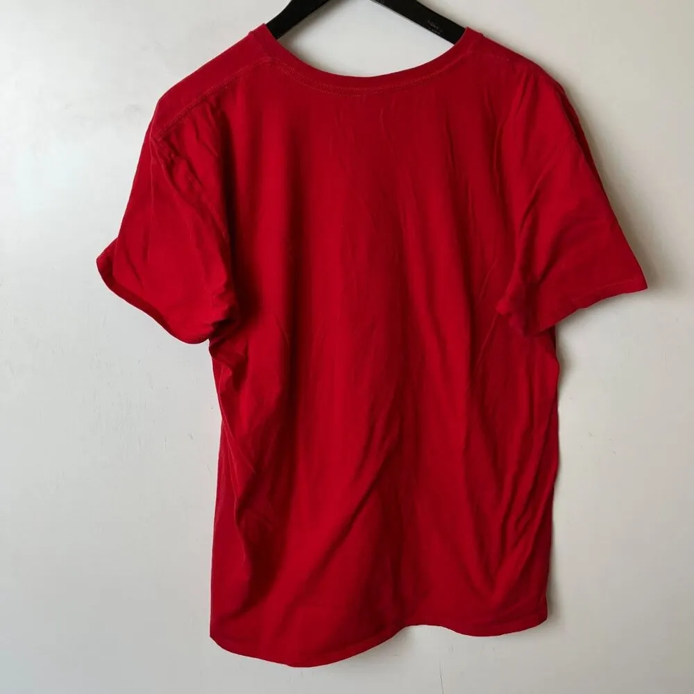 Freedom Christ Set Us Free Jesus T Shirt Medium M Red Graphic Tee - Image 3