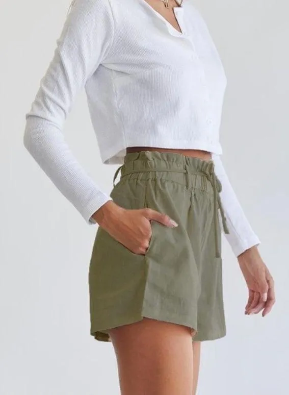 Harlow Short Khaki - Image 6
