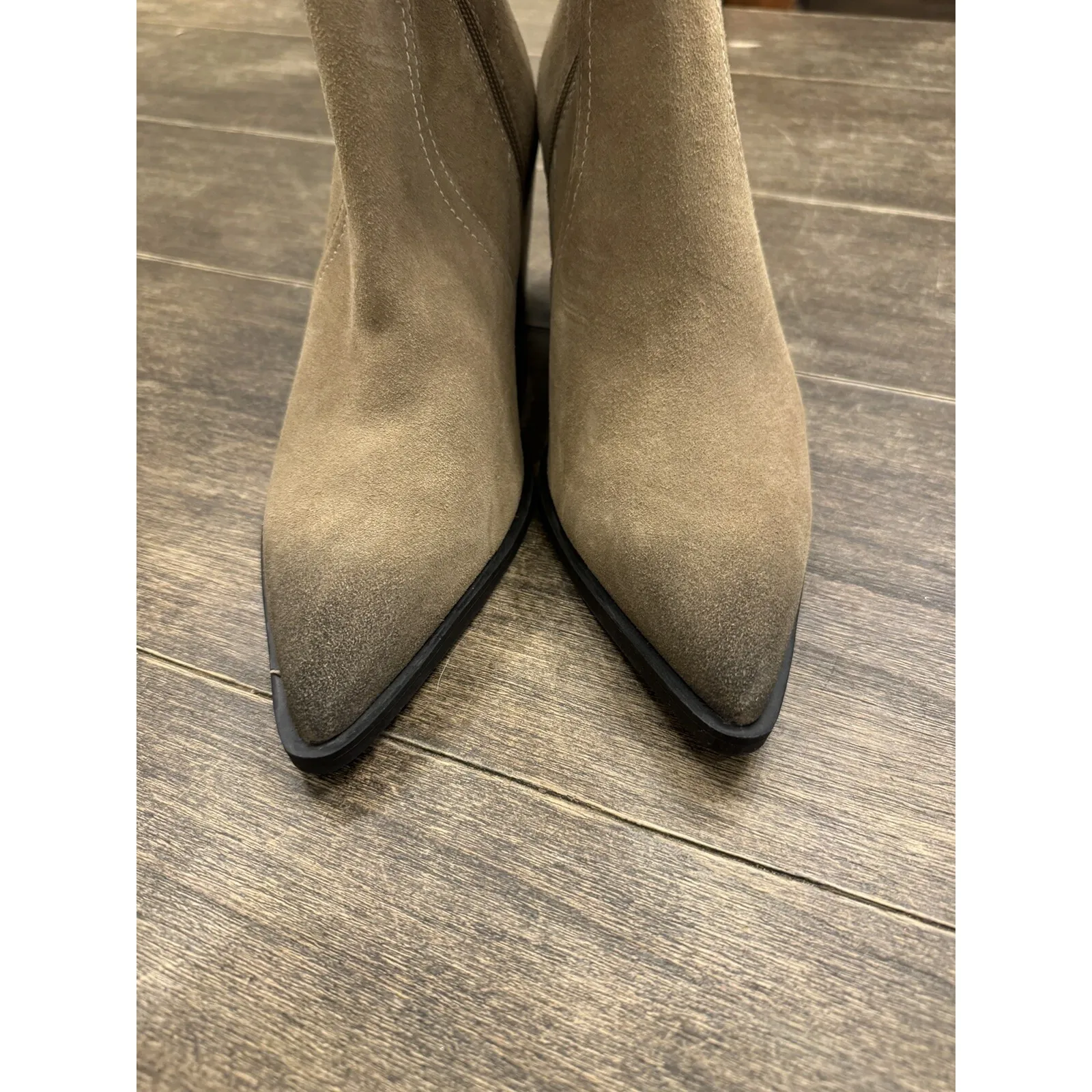 BP‎ Surina Western Booties In Tan Smoke Leather Upper Size 11 Women's Boots NEW - Image 5