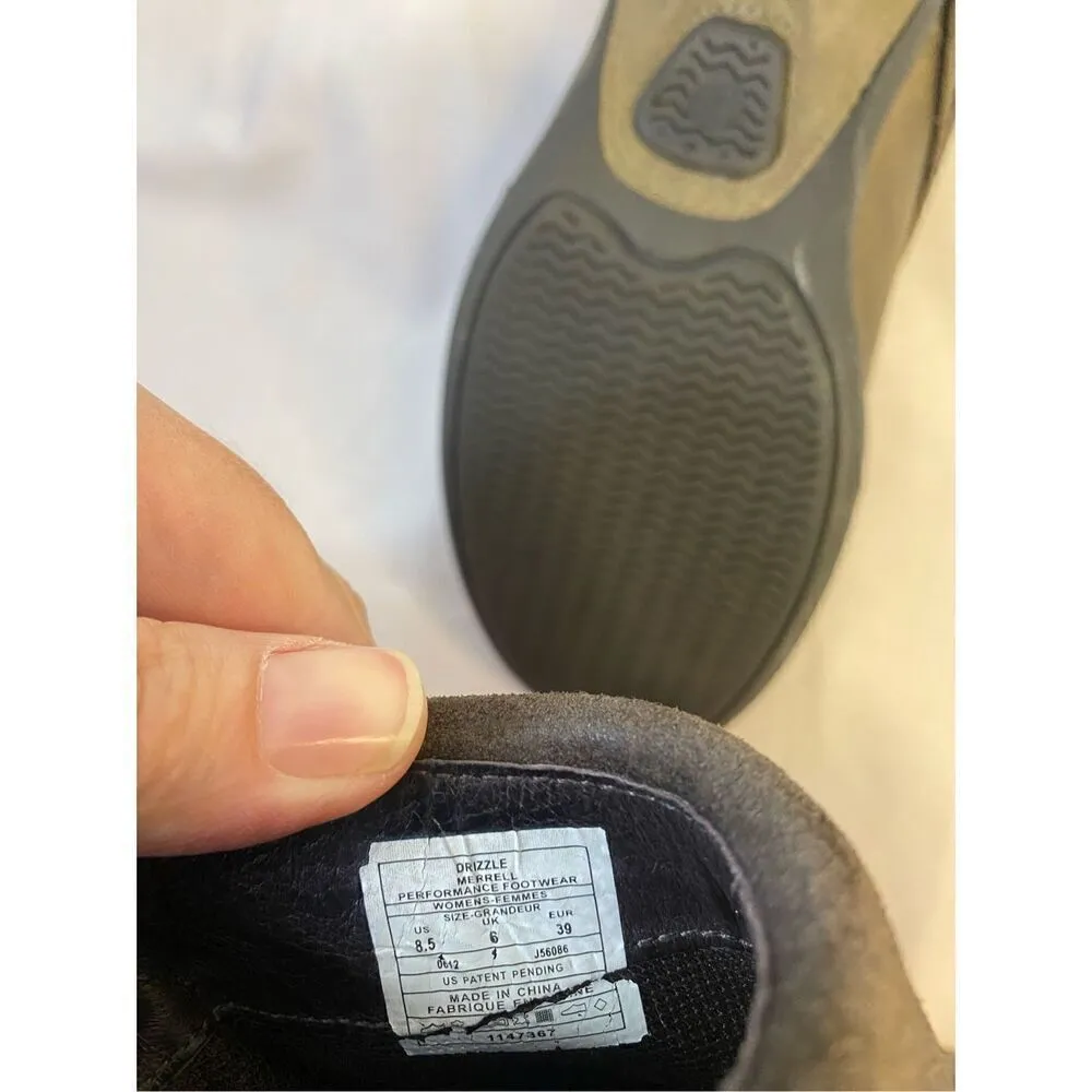 Merrell  Drizzle Mocha Wrap Clog Leather Size 8.5 - Image 9