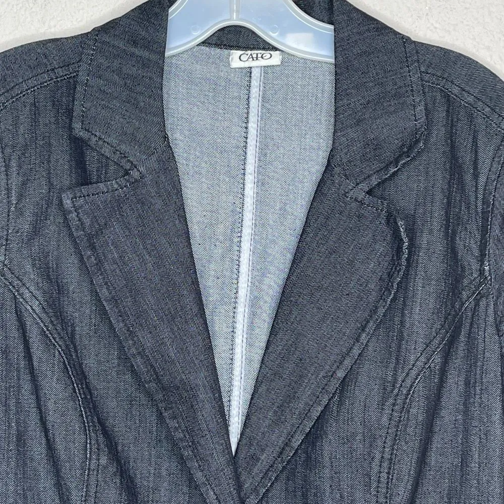 Cato Denim Blazer‎ - Image 4