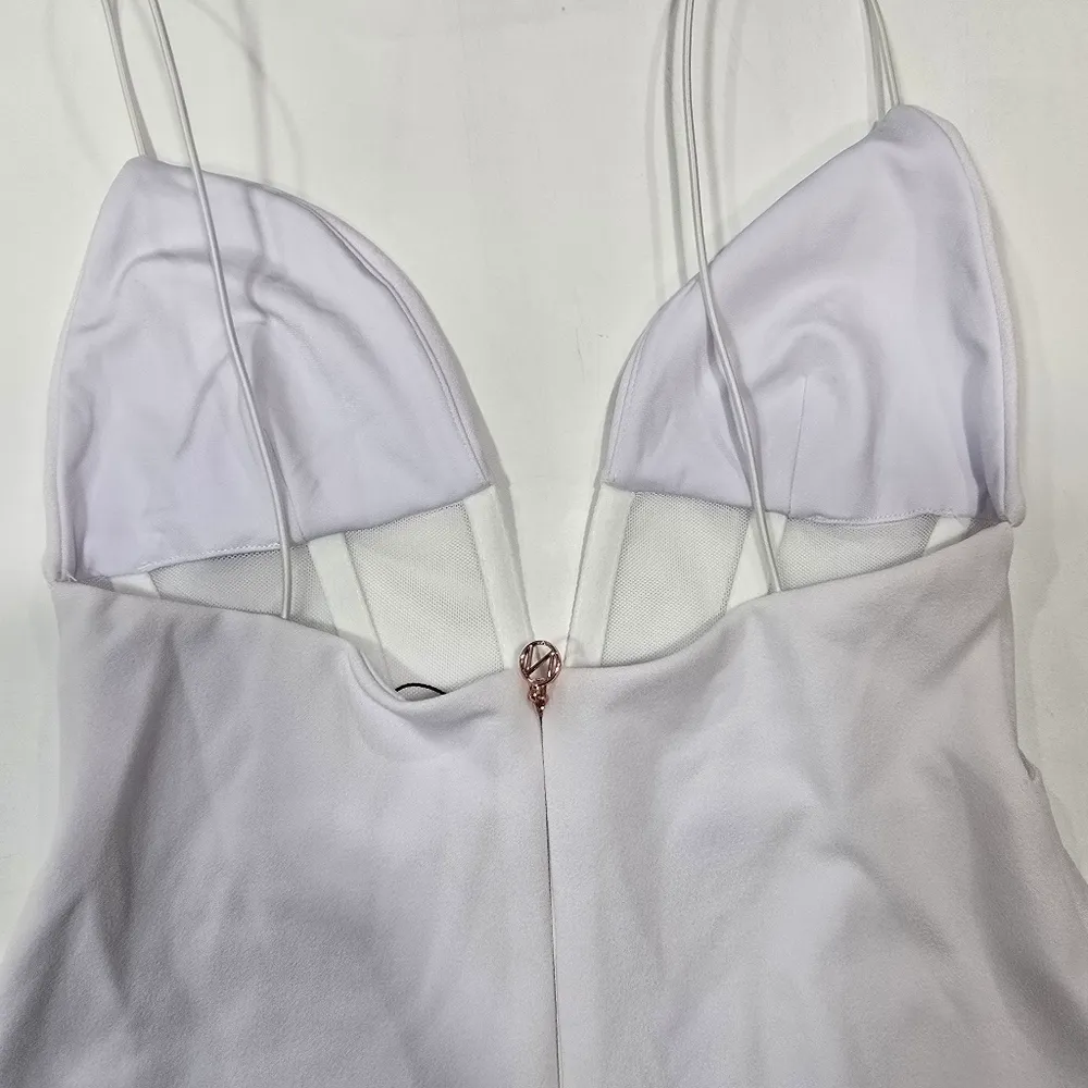 Nookie Sade Mesh Gown in White - Image 10