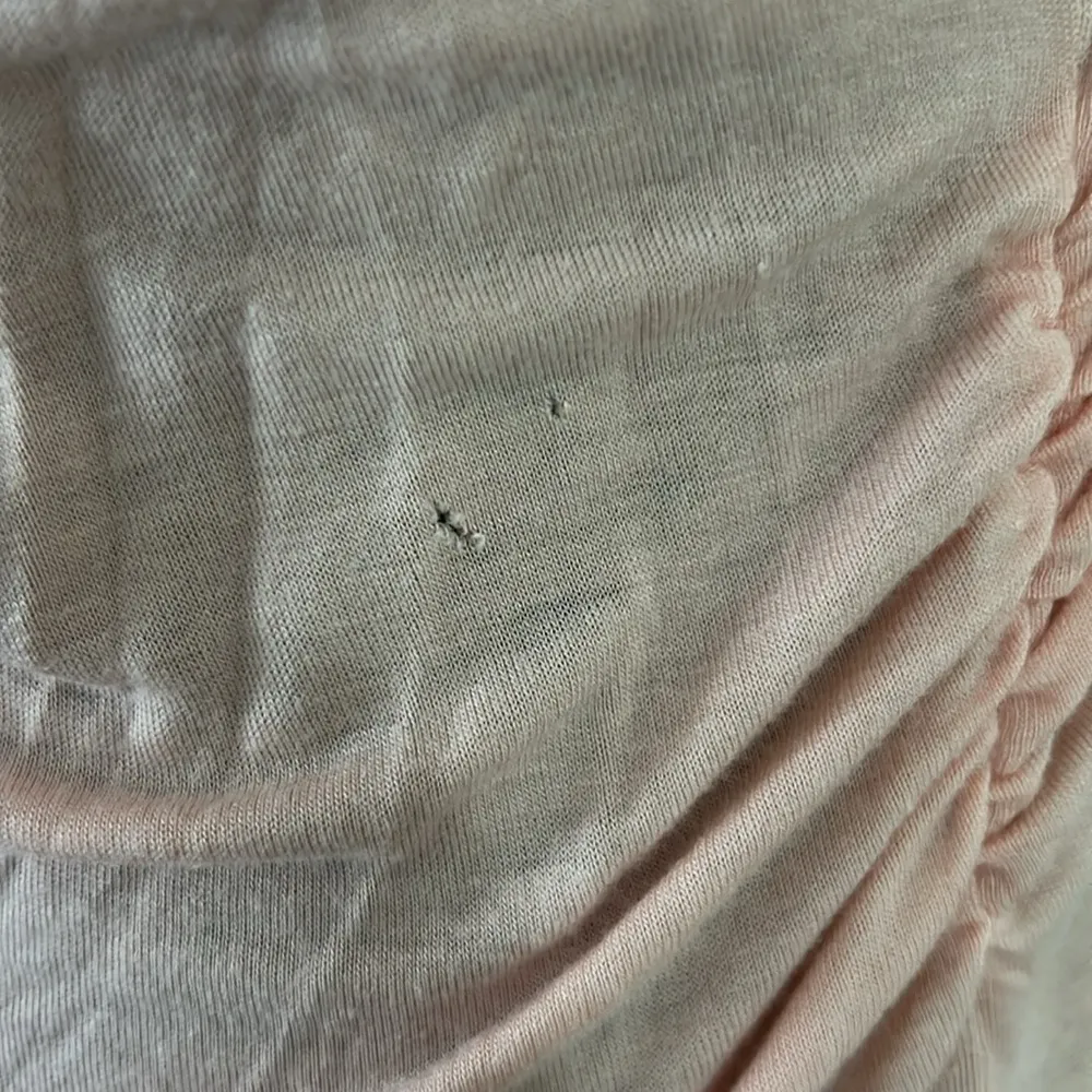 Baby pink tube top bodysuit w/ chiffon bow - Image 6