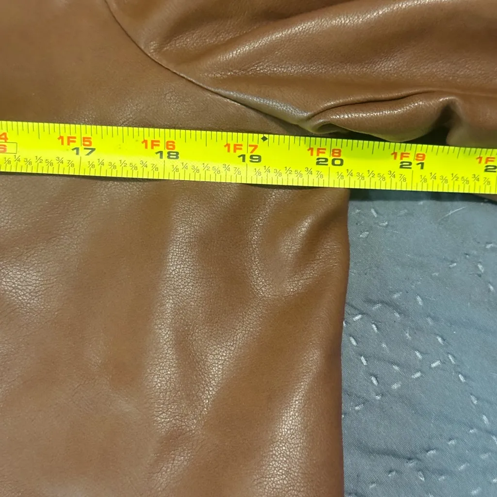 ✨ Bagatelle Cropped Faux Leather Jacket Size L - Image 6