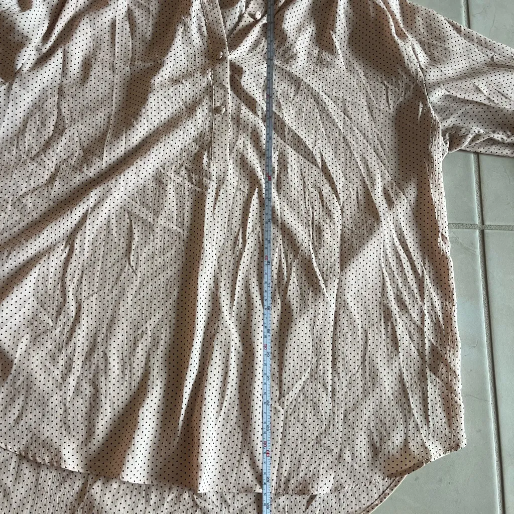 H&M but‎ in work too pink polka dot long sleeves - Image 8