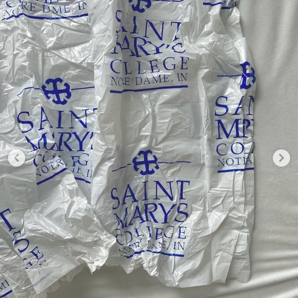 Saint Mary's College Rain Poncho White Size XL - Image 6