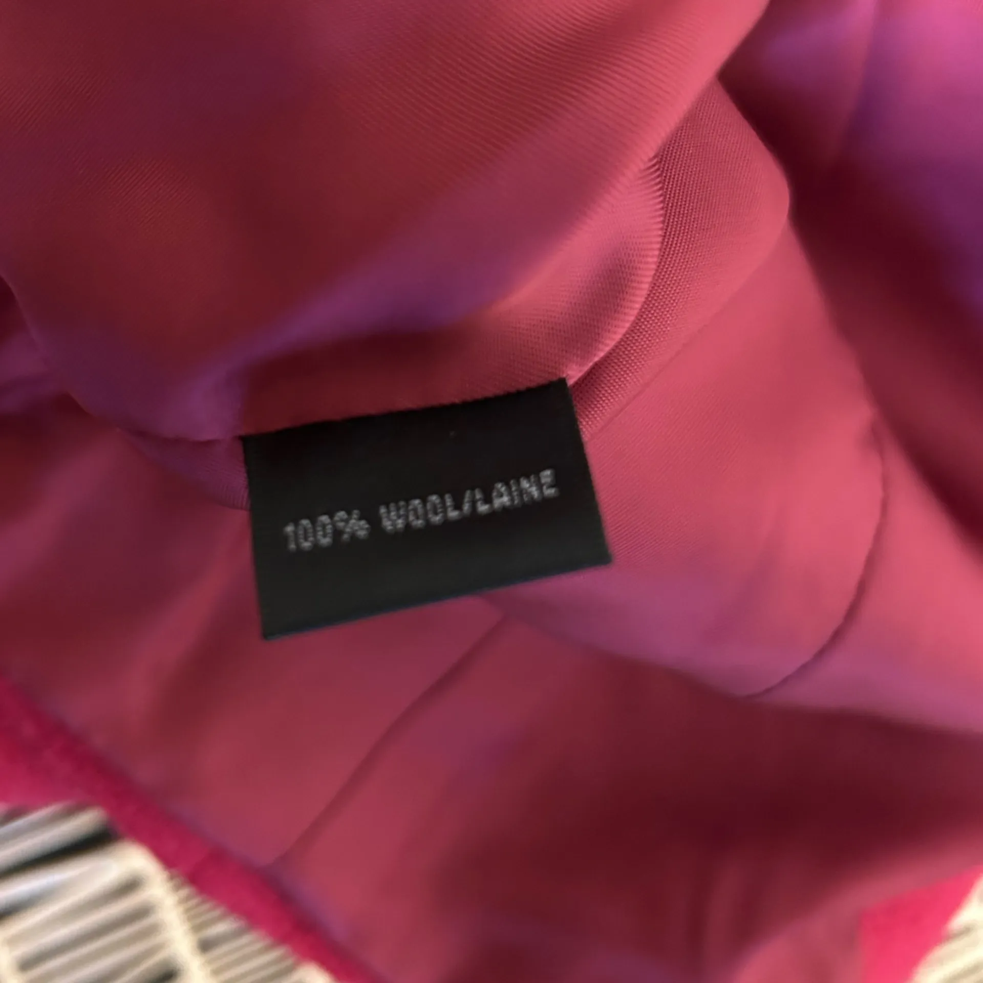 Lafayette‎ 148 Raspberry Wool Woven 3 Button Blazer Size 10P Red - Image 5