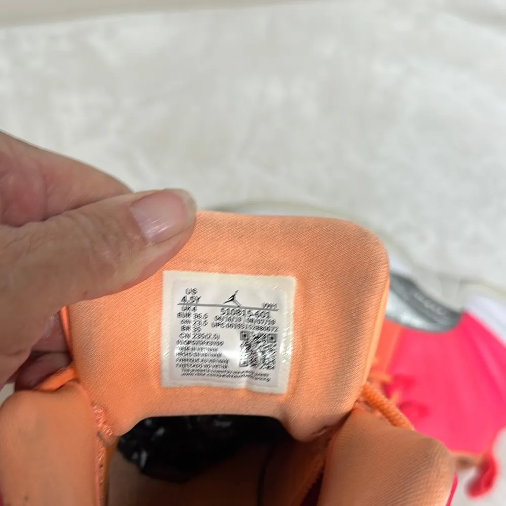 Nike Air Jordan 12 Retro GS Sunrise 4.5Y women’s 6.5 - Image 8