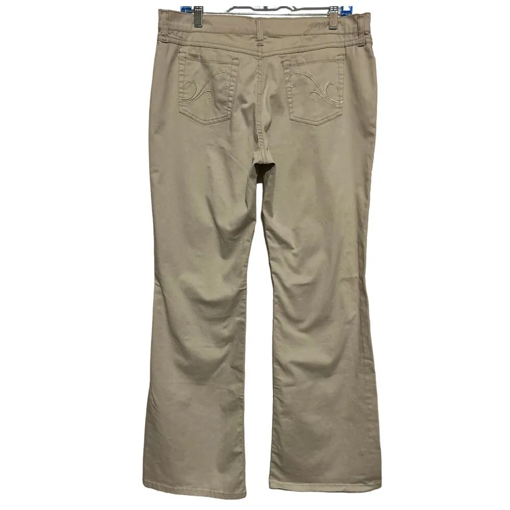 Grane Junior‎ Teen Girl's Khaki High Rise Wide Leg Pants Size 13 - Image 2