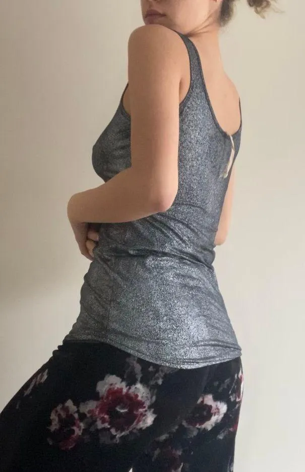 Bailey44 Silver Bailey 44 Sleeveless Tank Top Size Small - Image 4