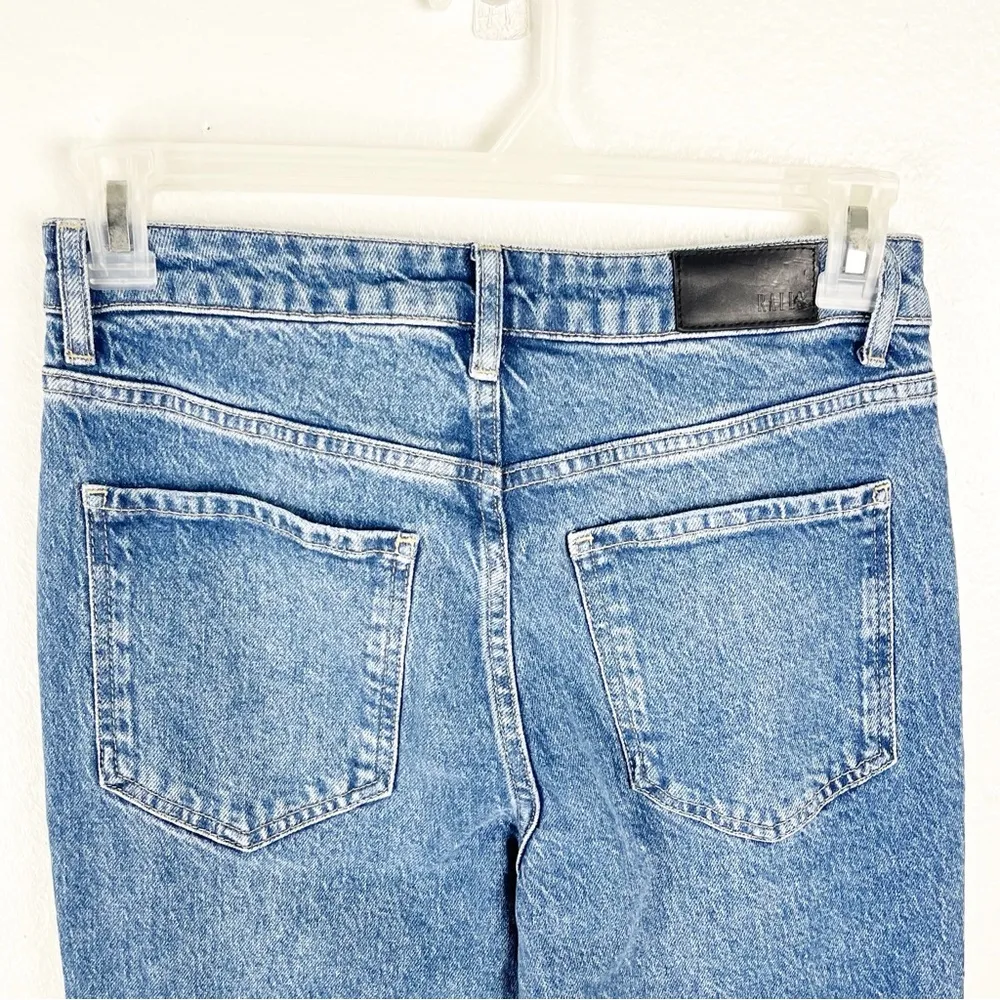 RAILS The Sunset High Rise Five Pockets Deconstructed Hem Flare Jeans, Size 27 - Image 6