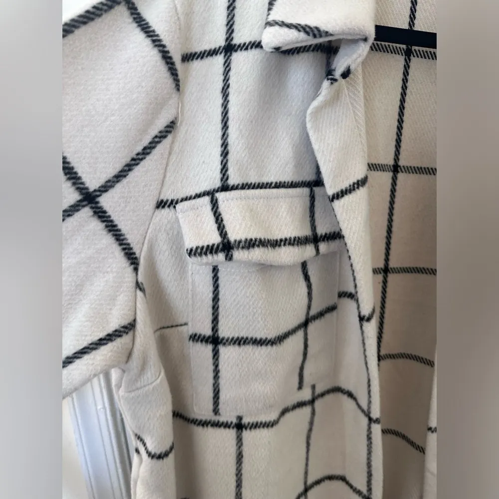 MELLODAY  plaid long line shacket size2X - Image 13