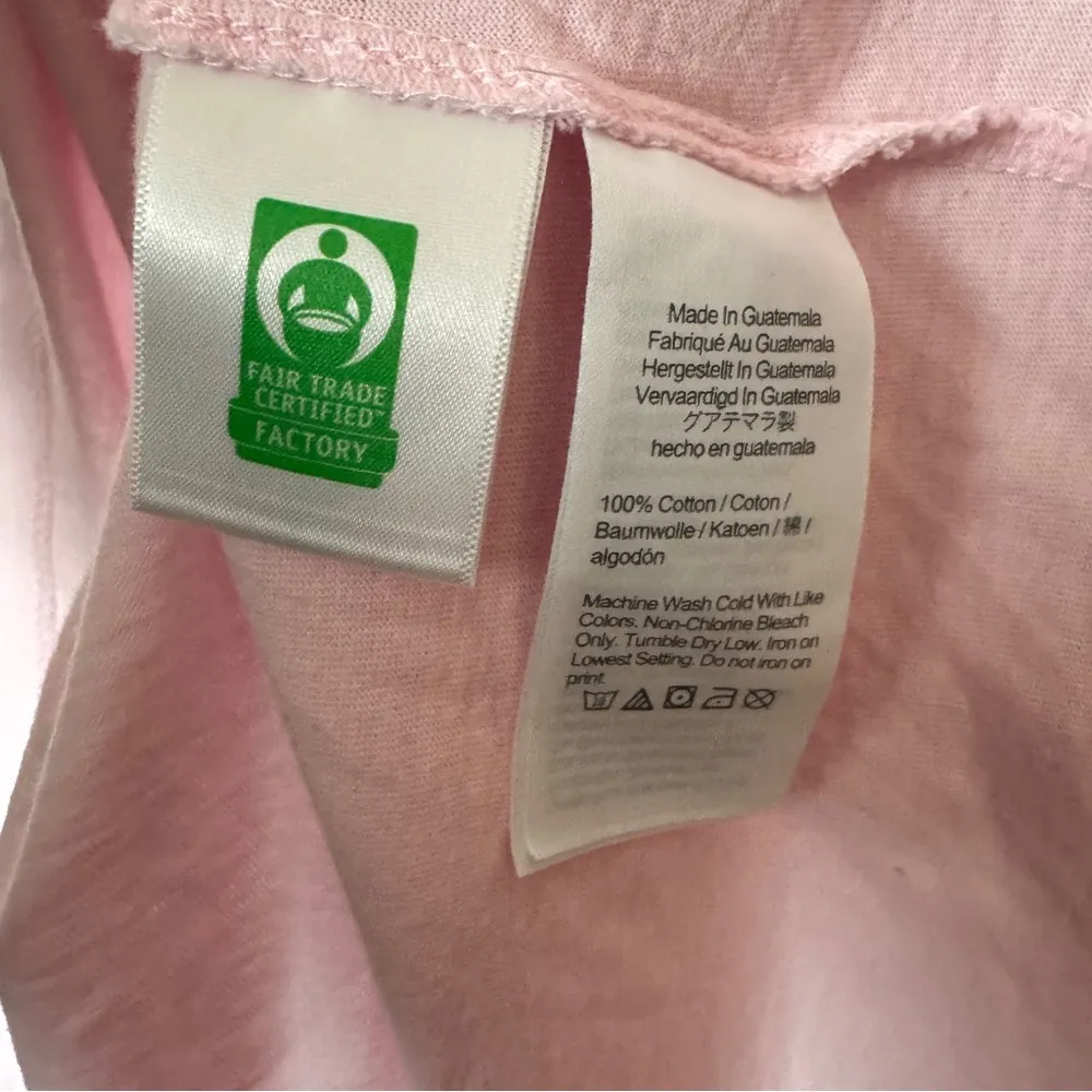 J.Crew Collector Tee  Short Sleeve Crew Neck Pink Graphic  T-Shirt Sz M NWT - Image 5