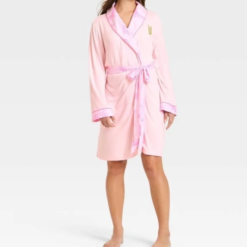 Wicked Katie Kime Pink Graphic Robe Kimono Sleepwear Loungewear M L Size undefined - Image 6