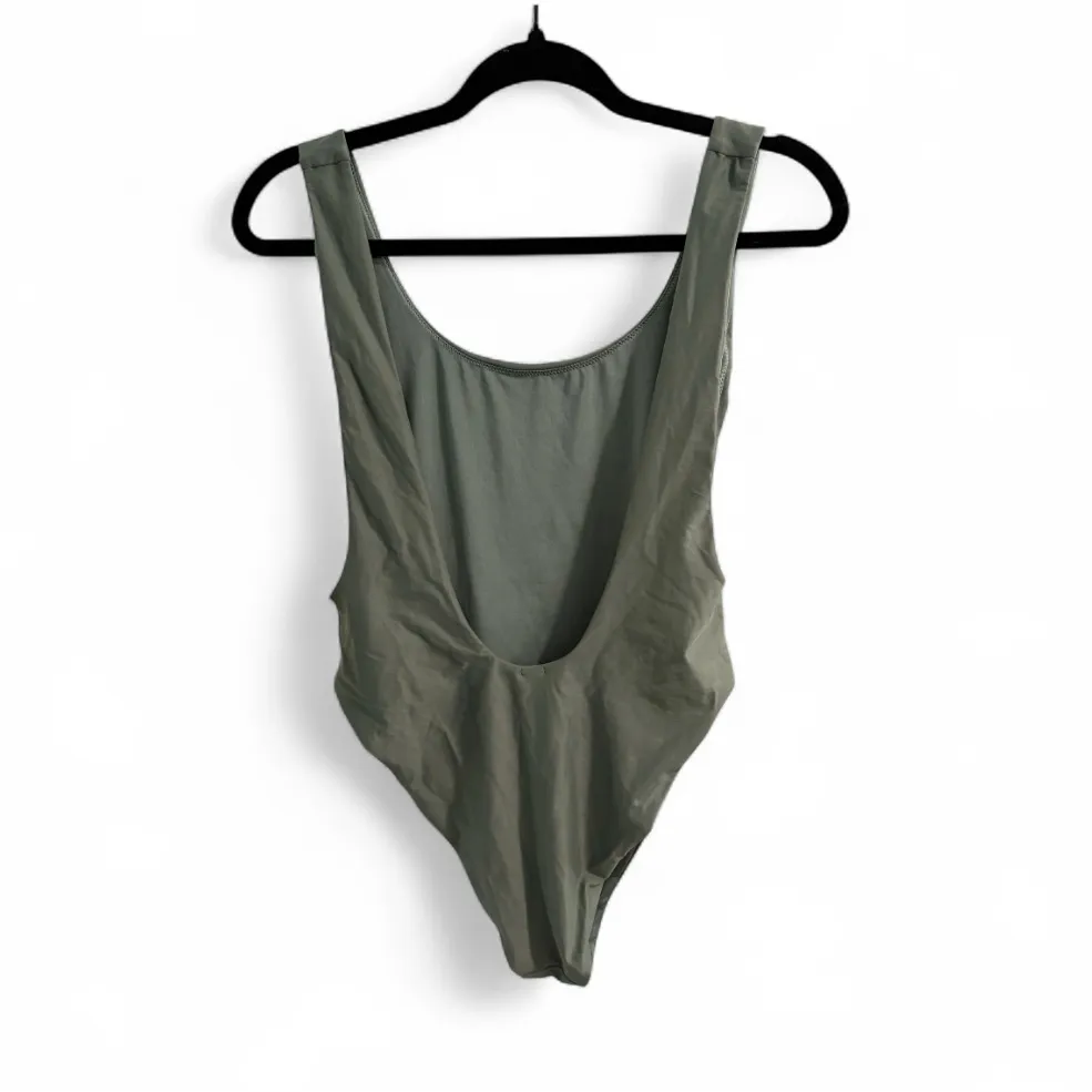 Aerie Olive Green Scoop Back One Piece Swimsuit - Size‎ L/G - Image 2