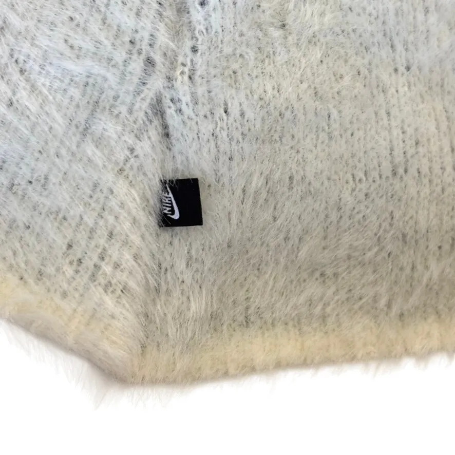 Nike Unisex Plush Knit Infinity Scarf White‎ Swoosh Sporty Winter Athleisure - Image 6