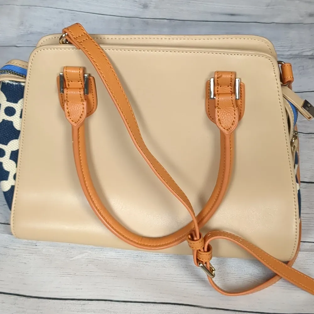 Spartina 449 daufuskie island natural linen and leather handbag - Image 6