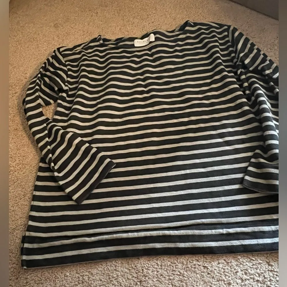 Everlane  small striped blouse - Image 2