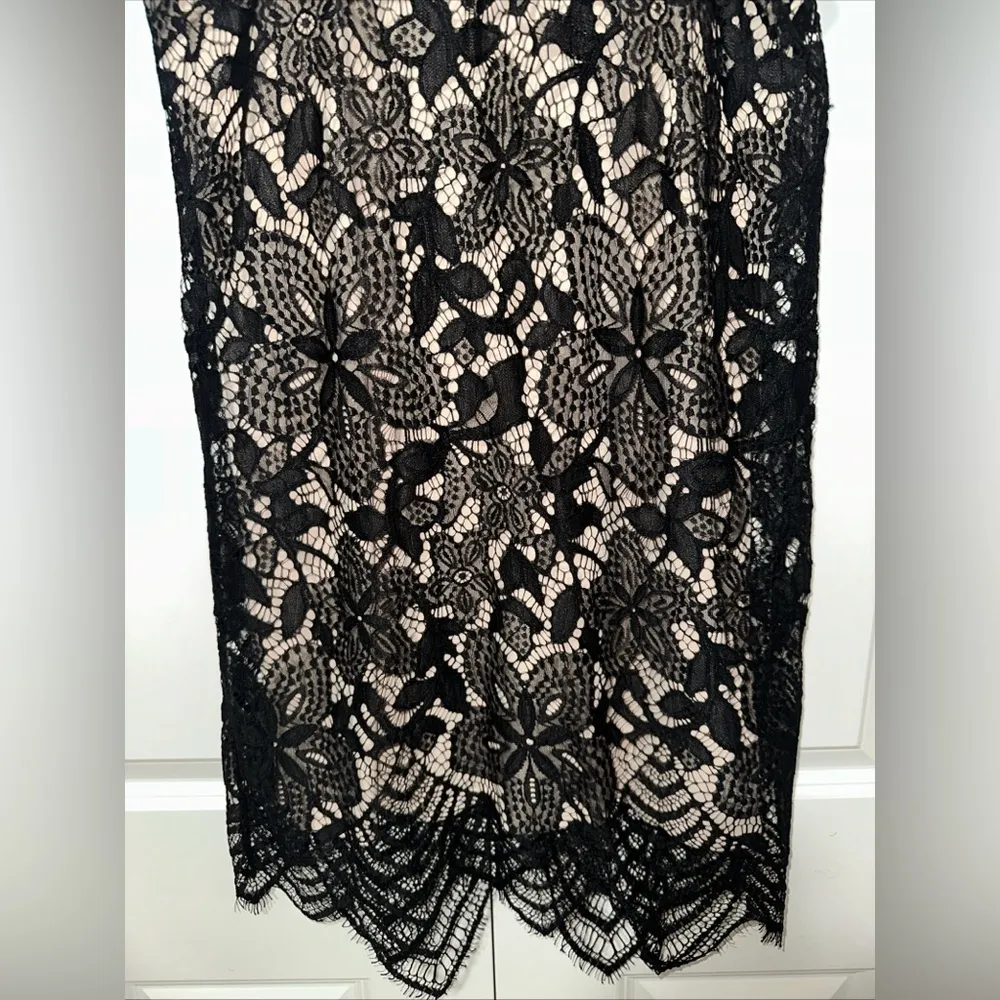 Express Lace Floral Sleeveless Mini Dress S - Image 3