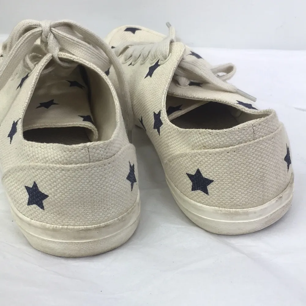 Universal Thread Brittin Navy Star Print Tennis lace up Sneakers Size 10 - Image 6
