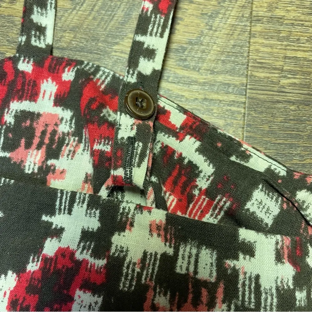 CLEARANCE Patagonia Tank Top Hemp/ Cotton Women's 12 Brown Pink White - Image 4