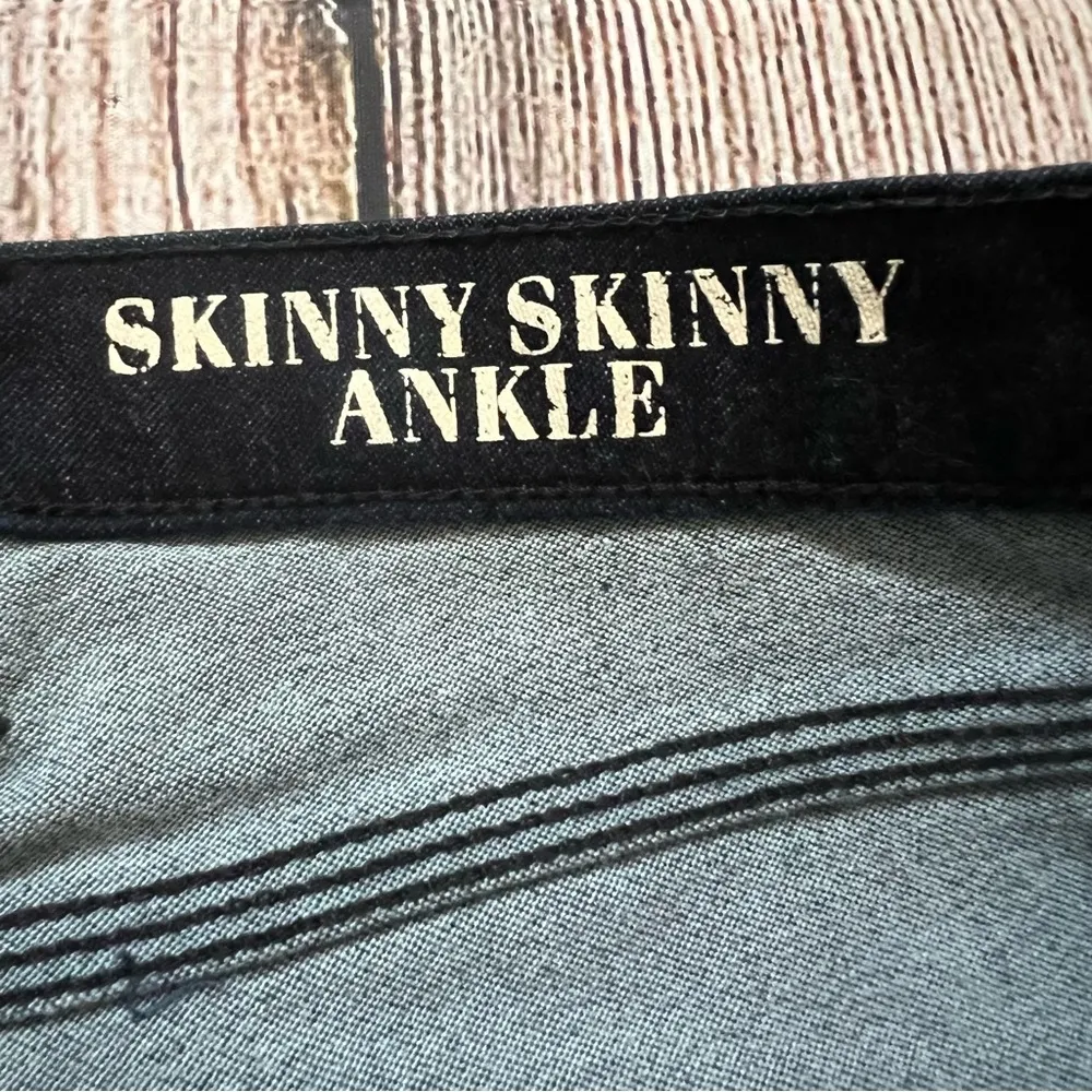 Madewell Skinny Skinny Ankle Jeans Womens Size 31 Stretch MidRise Dark Wash Pant - Image 3