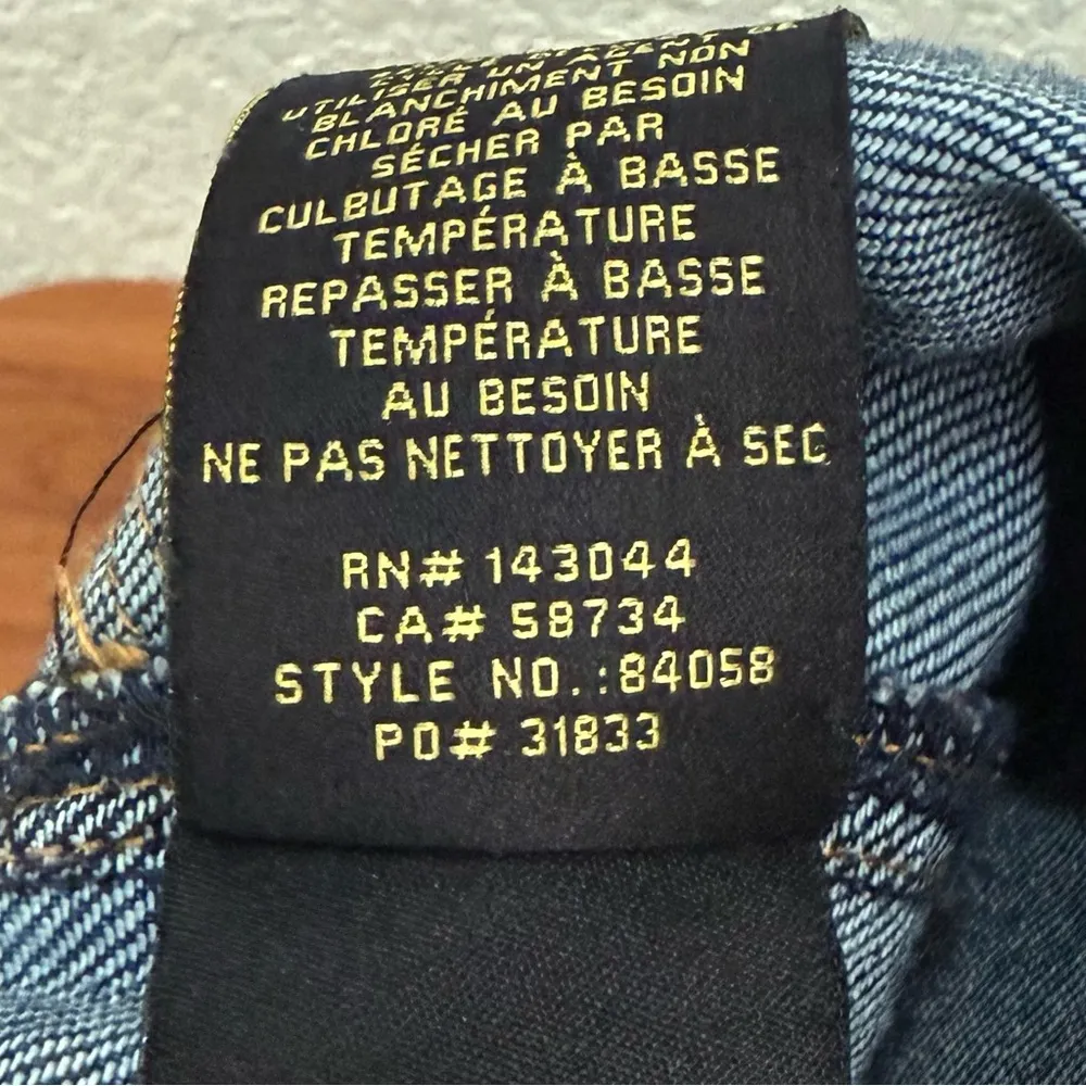 HOUSE OF HARLOW 1960 High Rise Wide Leg Cotton Blend Denim Jeans Size 30 - Image 11