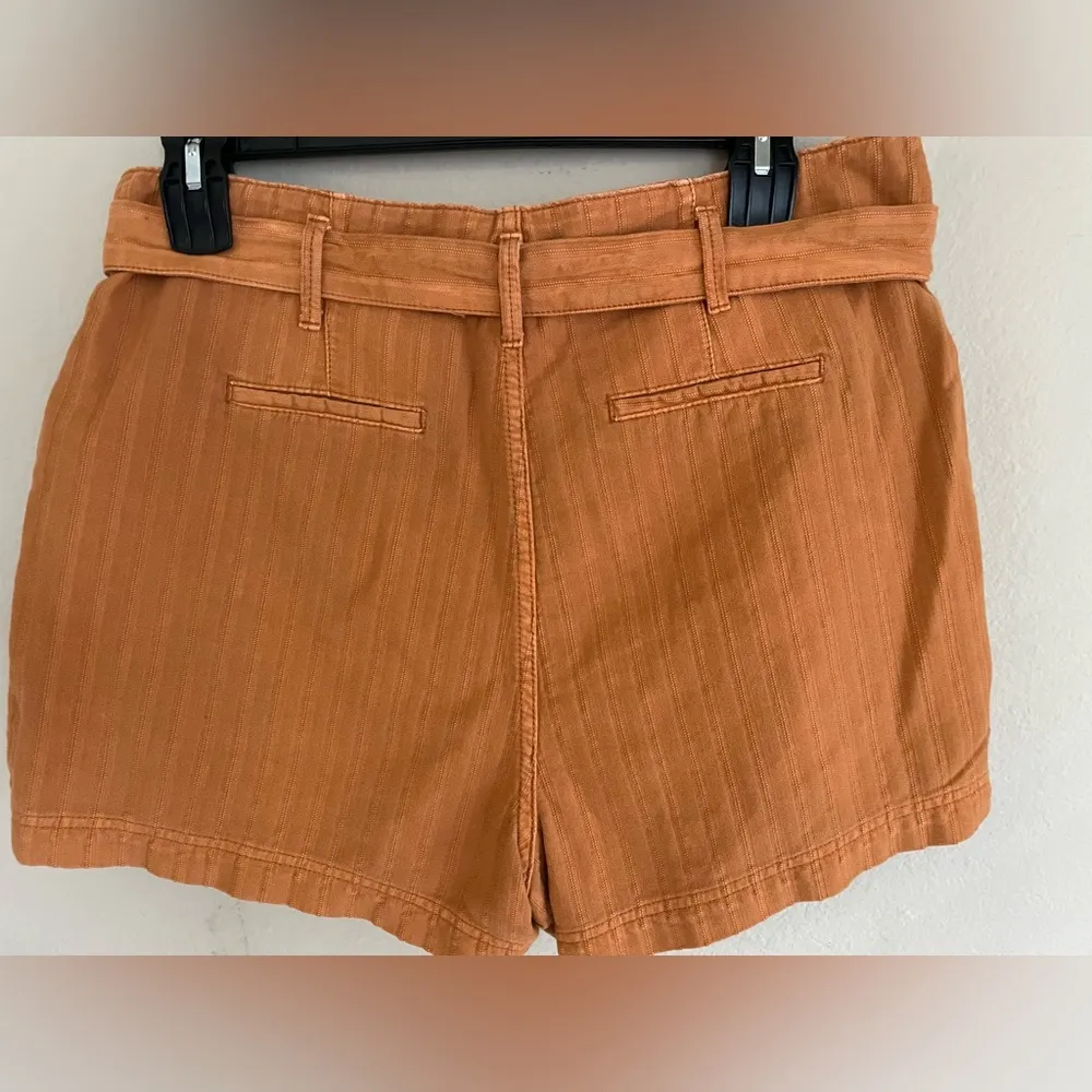 Kut from the Kloth High Waist Burnt Orange Shorts with Belt NWT Size 16 - Image 4
