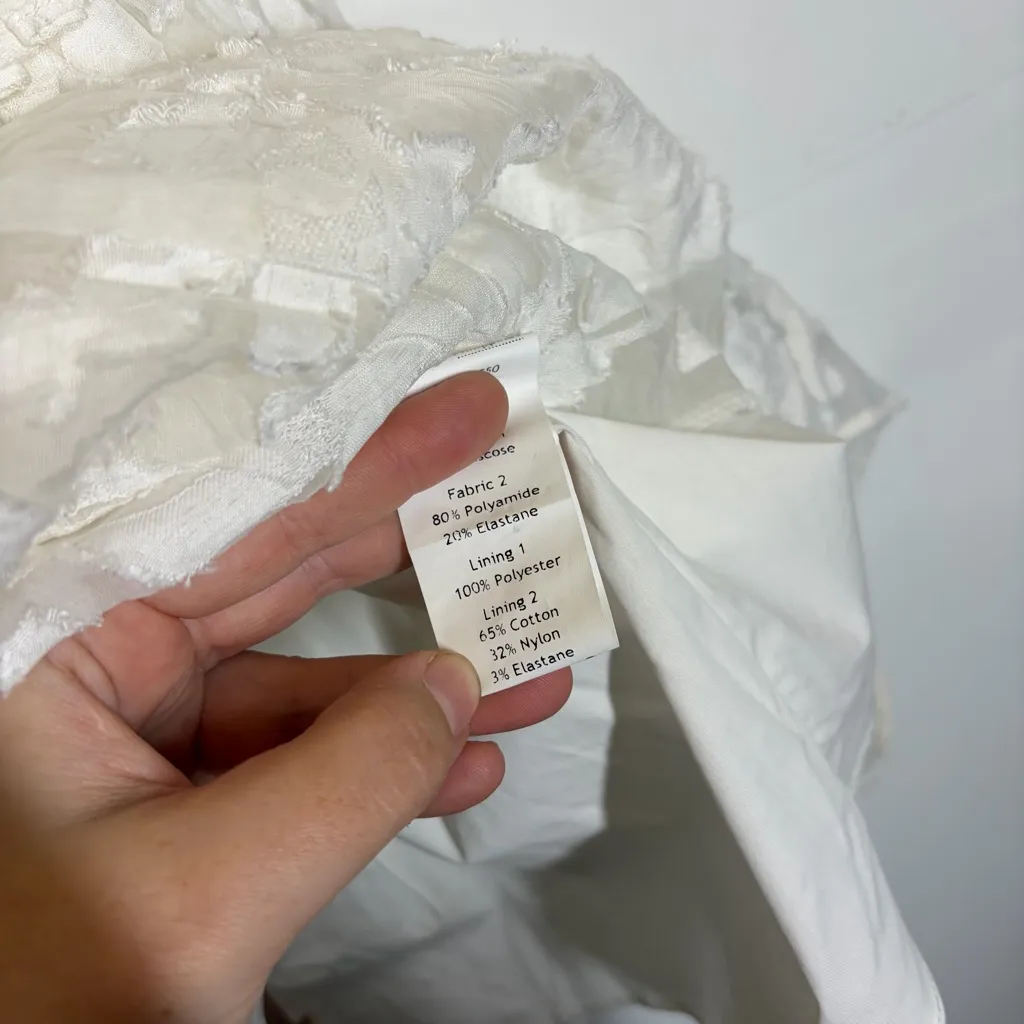 NWT House Of CB Nerissa White Jacquard Corset Mini Dress Size Large - Image 14