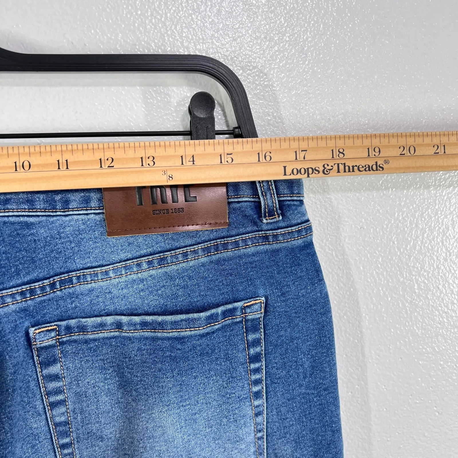 Frye Women's Jeans‎ 10/30 Blue Denim Amari Wash High Rise Straight Leg Casual - Image 7