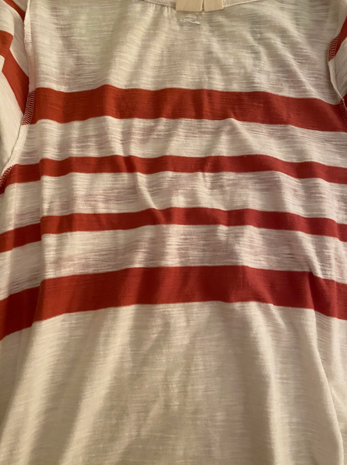 Orange And White Long Sleeve Dress - Image 3