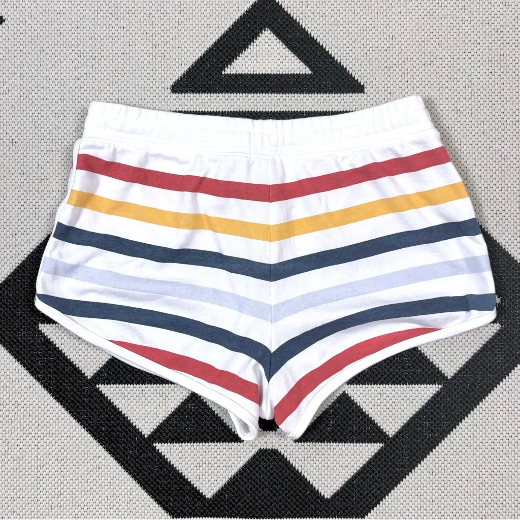 P.J. Salvage  Maritime Striped Lounge 1/2 Zip Pullover & Shorts Set Medium - Image 14