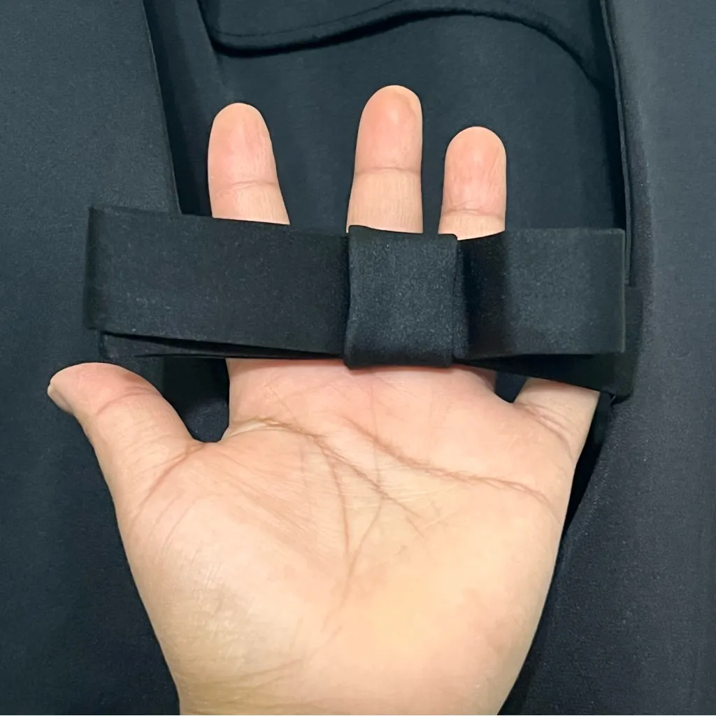 Divided Black Mini Dress - Image 3