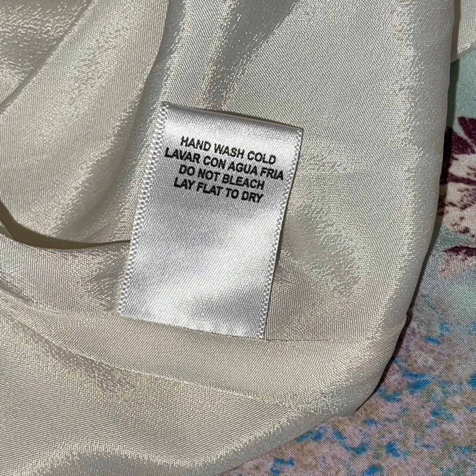 Under Skies Blue & Pink Mixed Pattern Print Midi Dress - Medium - Image 10