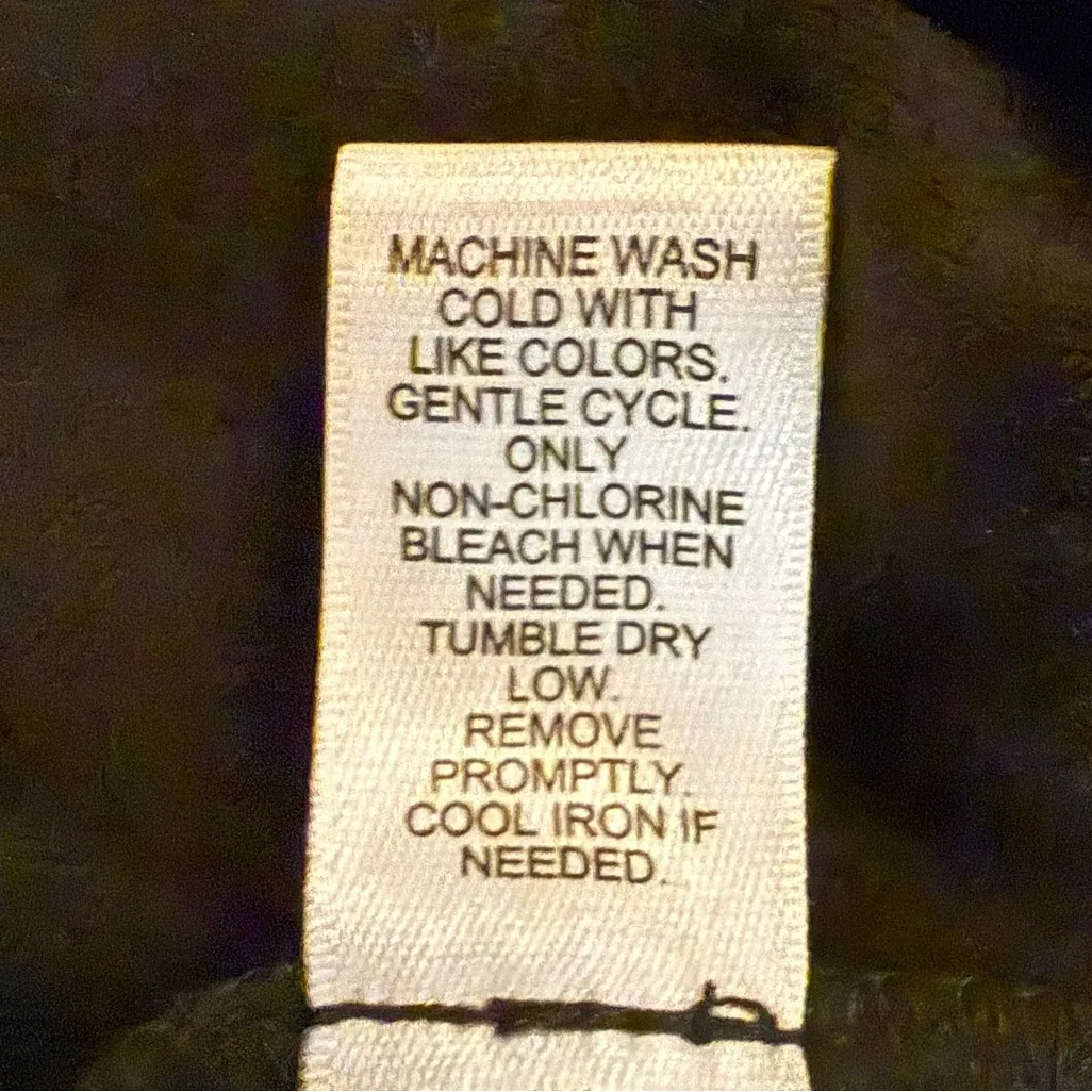 Cato Long Sleeve Peasant Boho Blouse Top Metal Tie Front Detail Black Size Large - Image 7