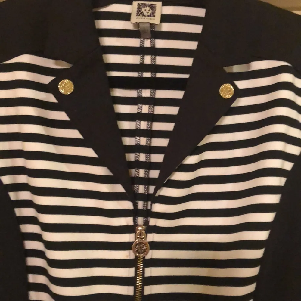 Anne Klein Zip Front Top - Image 3