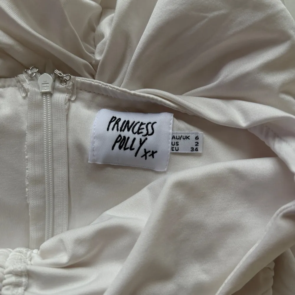 Princess Polly White Halter Bodycon Dress - Image 5