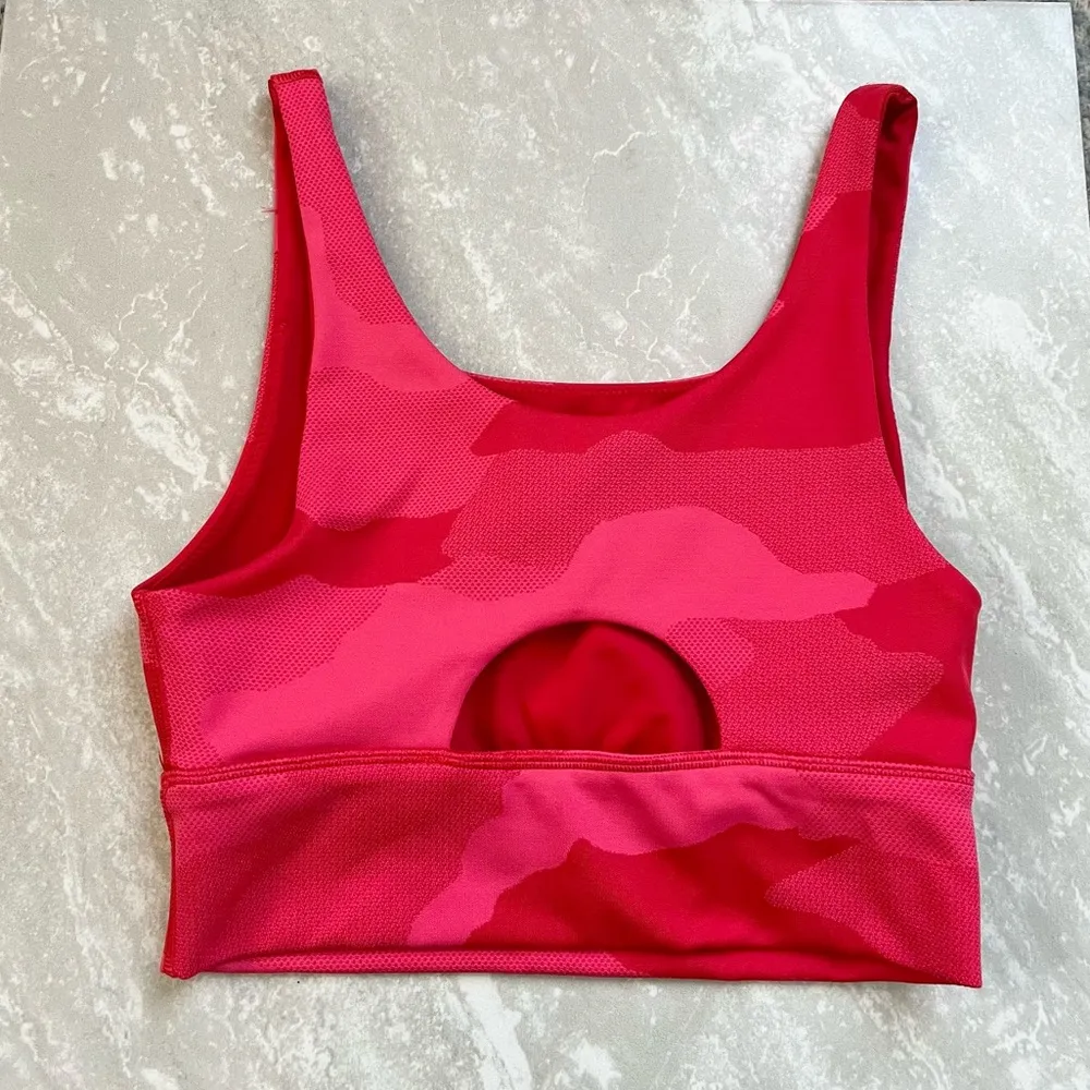[Offline Aerie] Red Camo Sports Bra- Size XS - Image 2