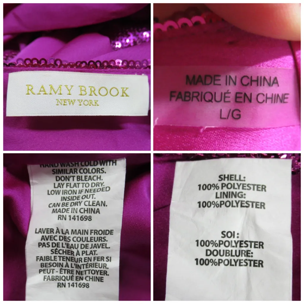 RAMY BROOK Lori Sequin High-Neck Halter Sleeveless Top Women’s Size Large - Image 11