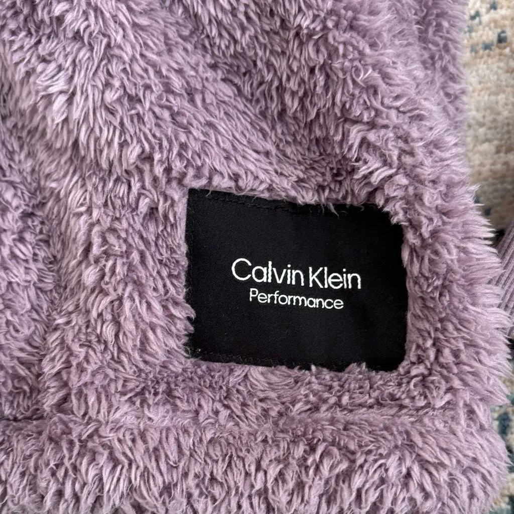 Calvin Klein lavender fleece pullover - Image 2