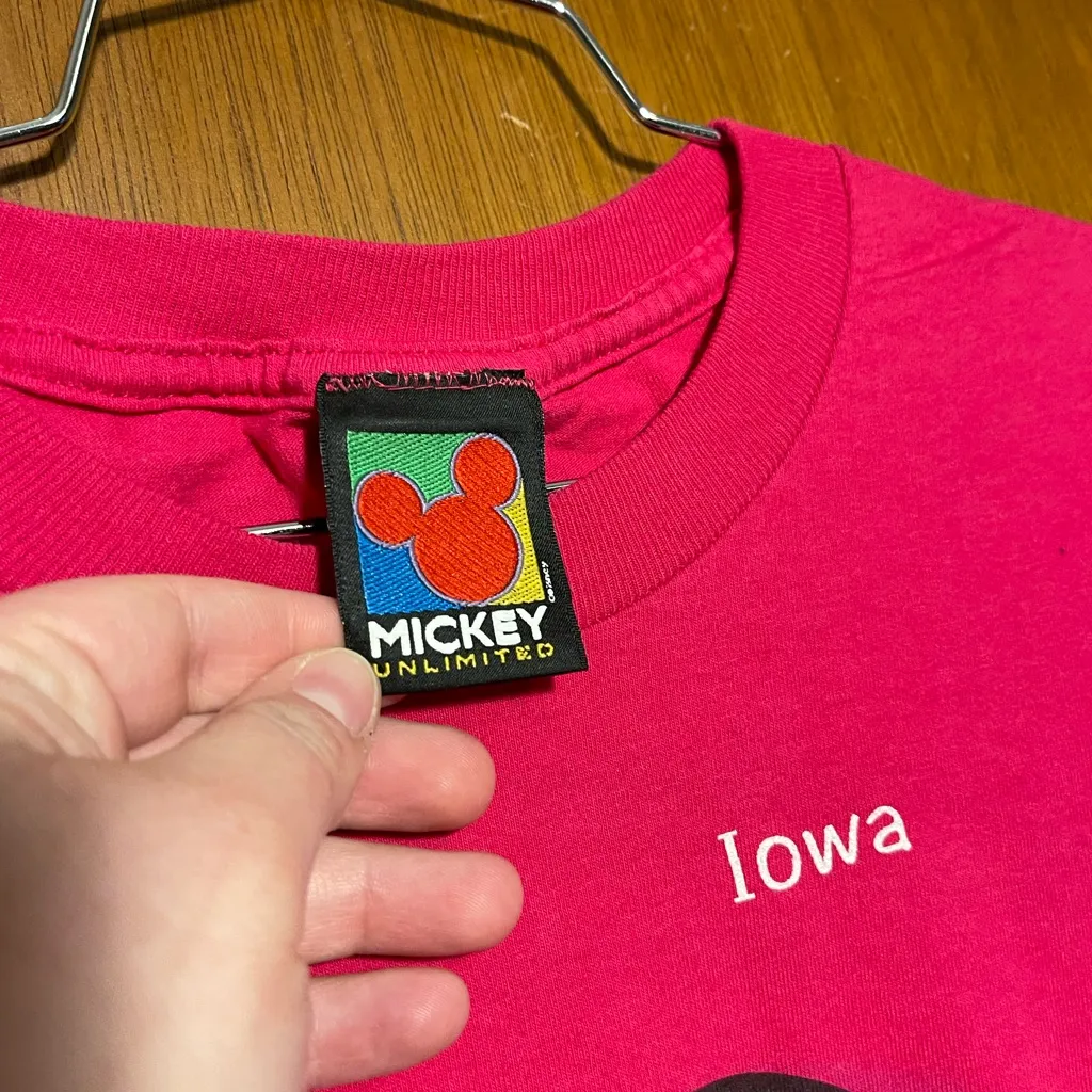Vintage Mickey Unlimited Disney Unisex Avon Casual Tee Size Large - Image 3