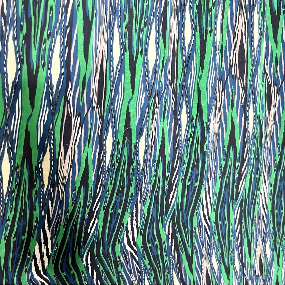 Gianni Bini Green & Blue Halter Top Maxi Dress Size 0 - Image 4