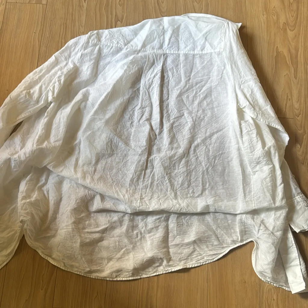 COS White Button-Up Blouse - Image 3