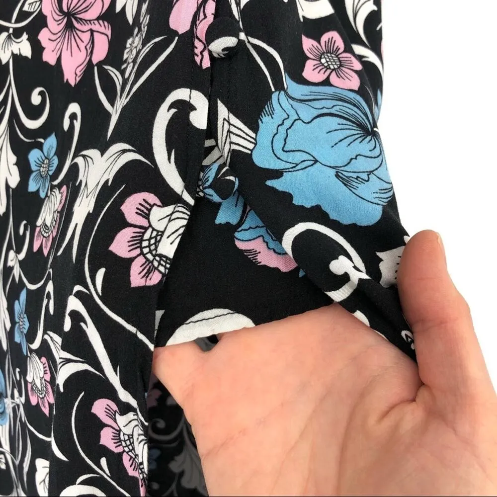 MORRISDAY THE LABEL Gypsy Rose Maxi Skirt Black White Pink Blue S - Image 5