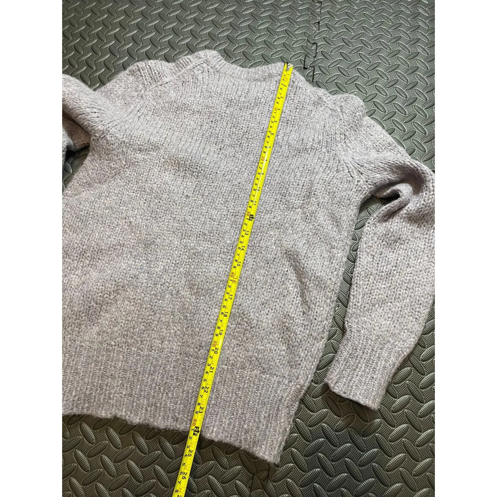 Skull Cashmere Madonna Skull Knit‎ Sweater in Lilac/Navy Size Womens XS - Image 8