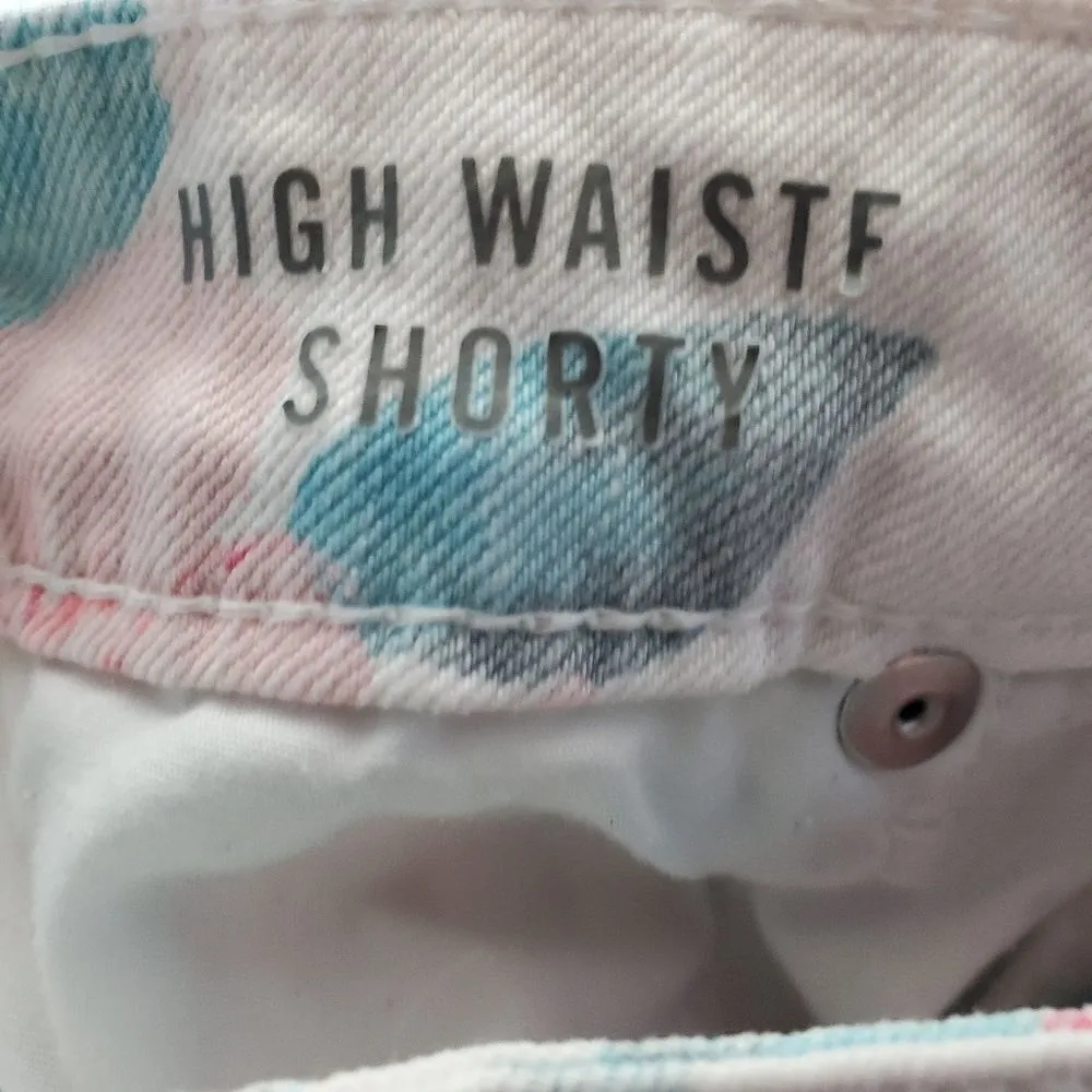 Tokyo Darling High Waste Shortly Floral Jean Short - Image 8