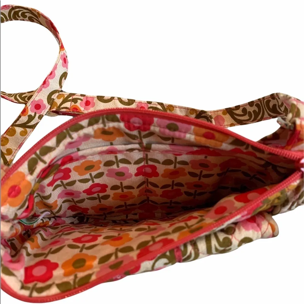Vera Bradley Pink Mod Flower Power Crossbody - Image 10