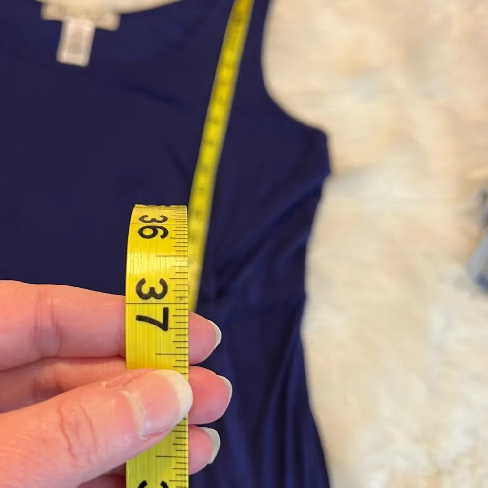 Alexis Taylor Sleeveless Rayon Dress With knot detail Size XL Made in the USA - Image 6